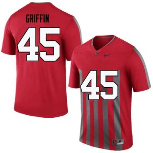 Men's Ohio State Buckeyes #45 Archie Griffin Throwback Nike NCAA College Football Jersey Style LBE1044KH